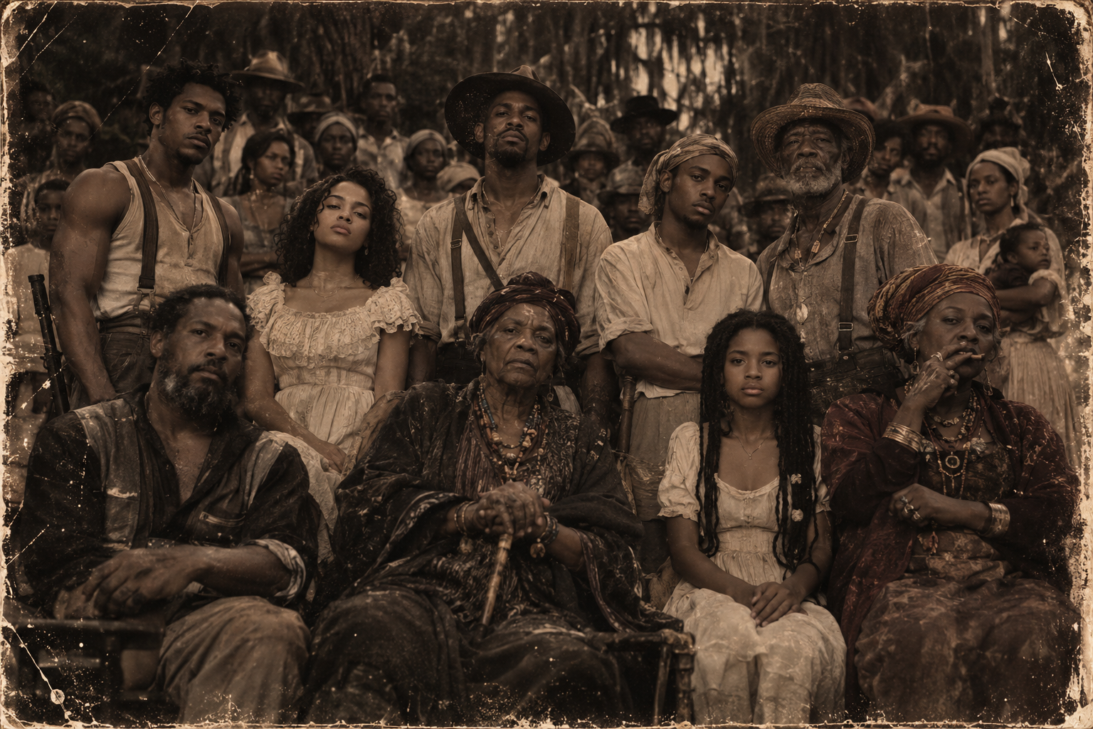 Baptiste and Lafayette family artwork